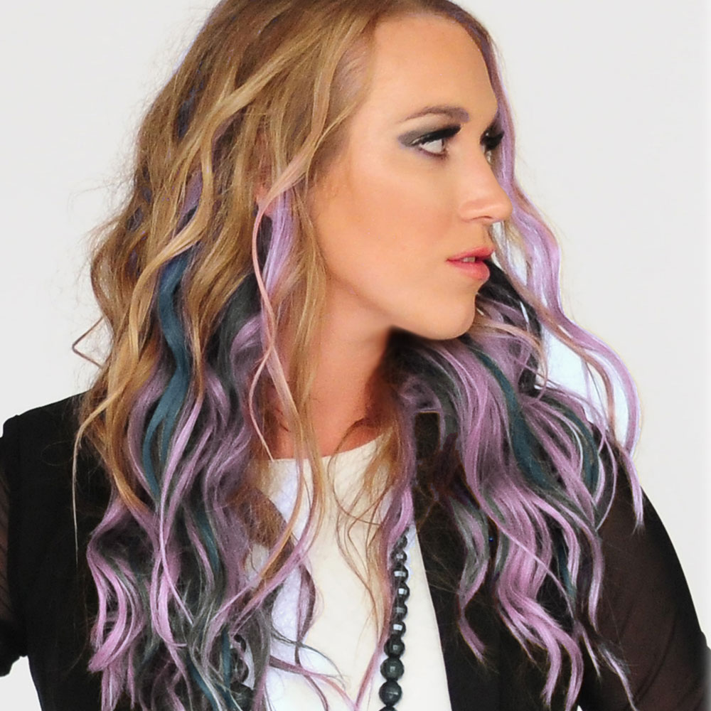lavender colored hair