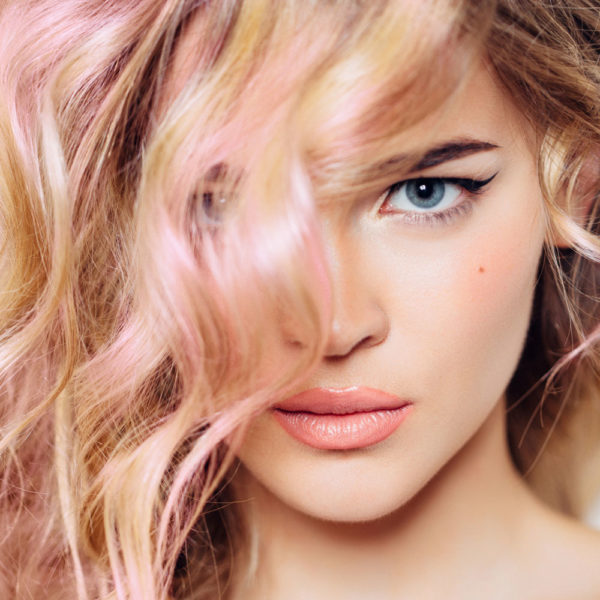 Colorme Pink Lily Temporary Hair Color on Light Hair